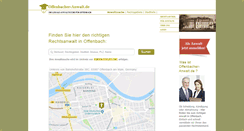 Desktop Screenshot of offenbacher-anwalt.de